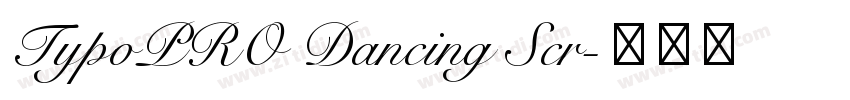 TypoPRO Dancing Scr字体转换 TypoPRO Dancing Scr字体转换